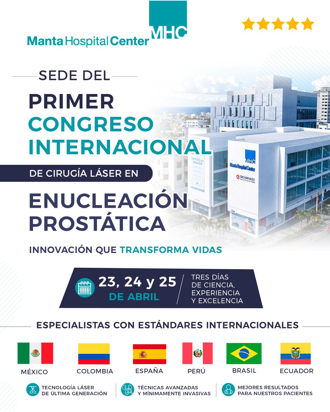 congreso internaciona cirugia laser manta ecuador